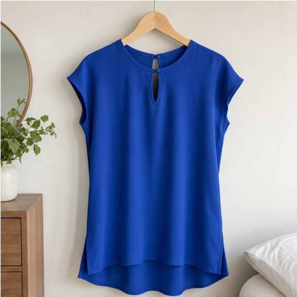 Taupe V Neck Top